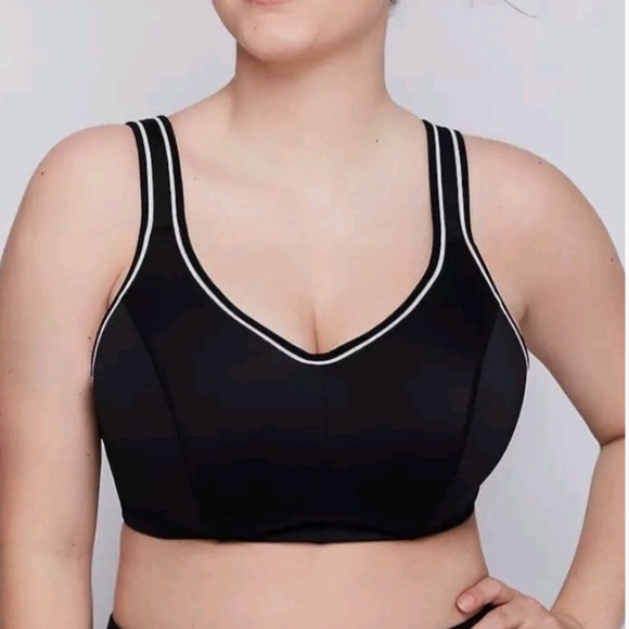 LIVI Active High-Impact Wicking Underwire Sport Bra Lane Bryant Size 42D - Picture 1 of 7